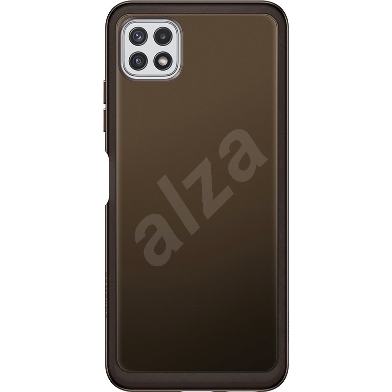 Halbtransparentes Backcover für Samsung Galaxy A22 5G - schwarz - Handyhülle