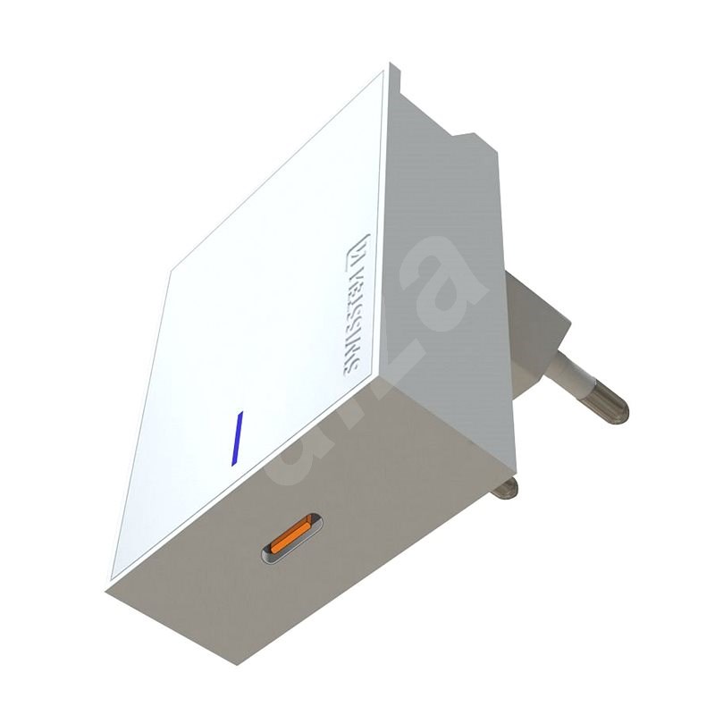 Swissten Netzwerkadapter USB-C 18W PD weiß - Netzladegerät