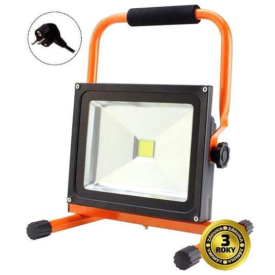 Solight Außenstrahler 50W, schwarz und orange - LED Licht