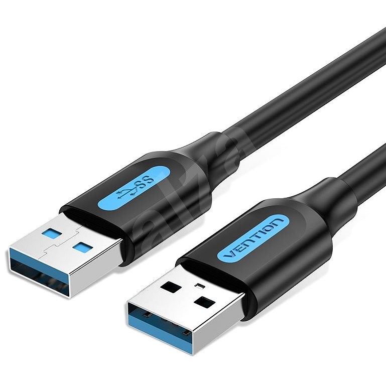 Vention USB 3.0 Male to USB Male Cable 2M Black PVC Type - Datenkabel