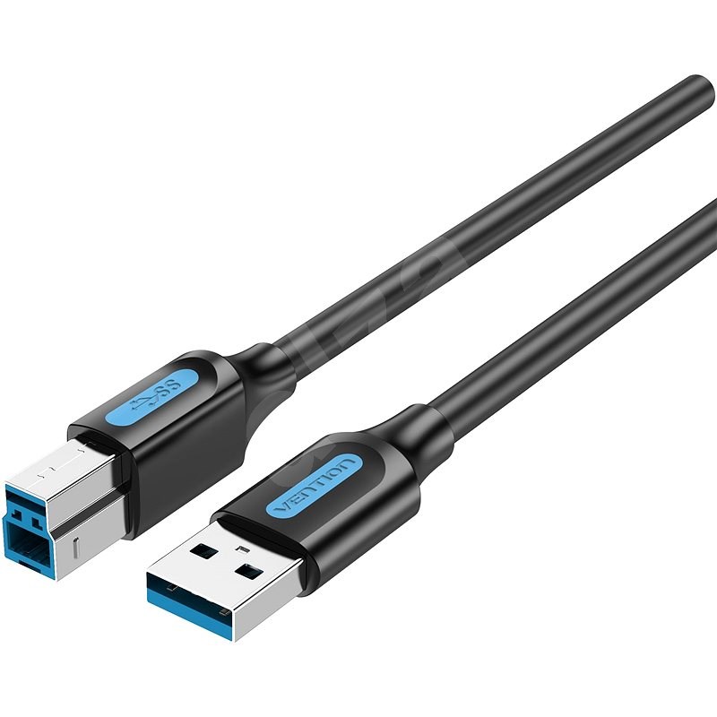 Vention USB 3.0 Male to USB-B Male Printer Cable 3M Black PVC Type - Datenkabel
