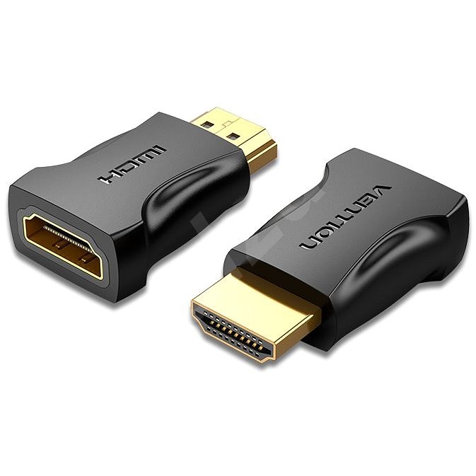 Vention HDMI Male to Female Adapter Black - Adapter