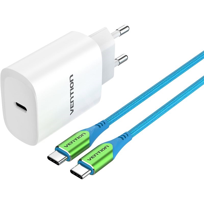 Vention & Alza Charging Kit (20W USB-C + Type-C PD Cable 1m) Collaboration Type - Netzladegerät
