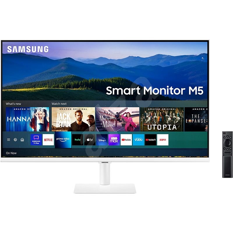 32“ Samsung Smart Monitor M5 Weiß - LCD Monitor