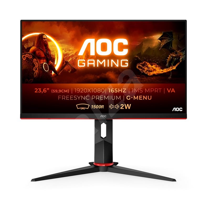 24" AOC  C24G2AE/BK Gaming - LCD Monitor