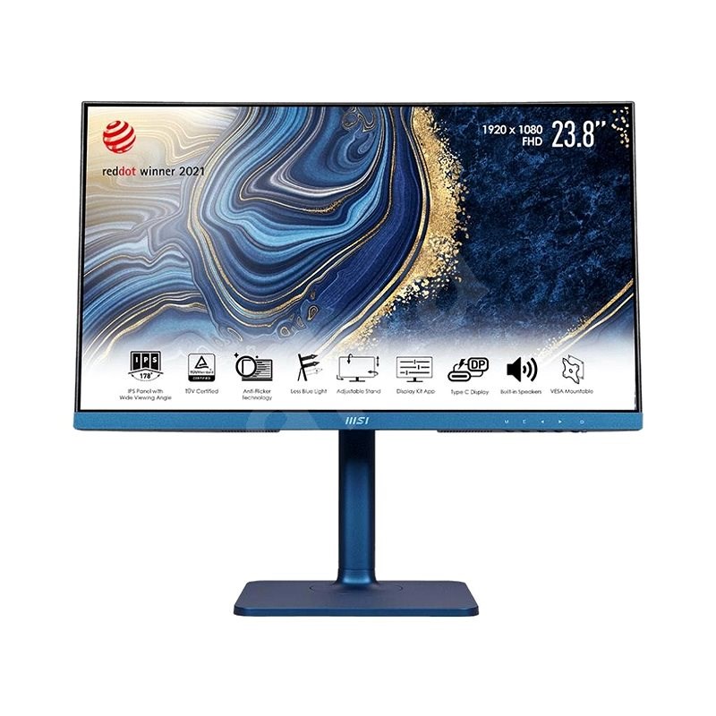 23,8" MSI Modern MD241P Ultramarinblau - LCD Monitor