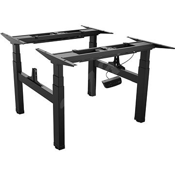Alzaergo Tisch ET22 schwarz - Höhenverstellbarer Tisch