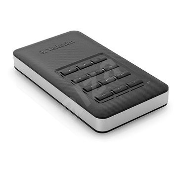 VERBATIM Store'n'Go 2,5" Secure HDD USB 3.1 2TB, schwarz - Externe Festplatte