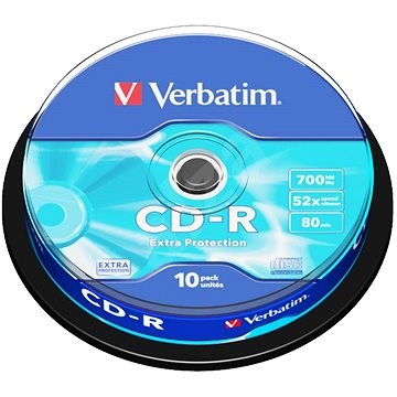 Verbatim CD-R 52x Datalife Protection, 10er Spindel - Medien