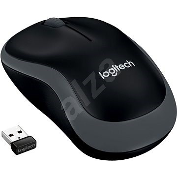 Logitech Wireless Mouse M185 Grau - Maus