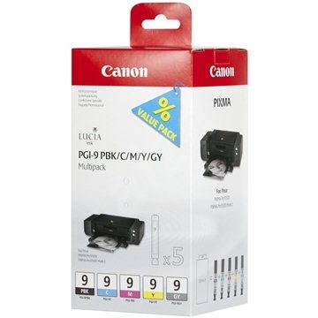 Canon PGI-9 PBK/C/M/Y/GY Multipack - Druckerpatrone