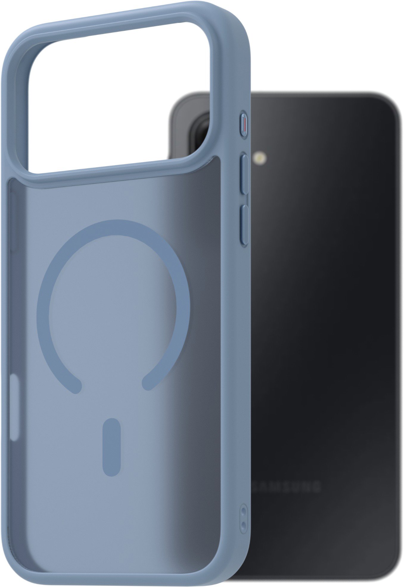 kompatibel AlzaGuard Matte Case Compatible with MagSafe für iPhone 17 Pro Max hellblau Image