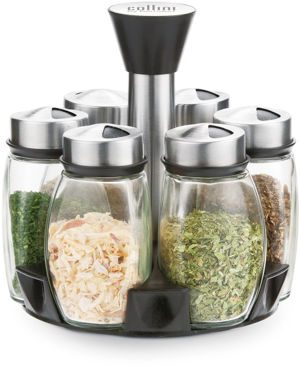 Collini by Berndorf 6er Gewürzglas-Set im Drehständer