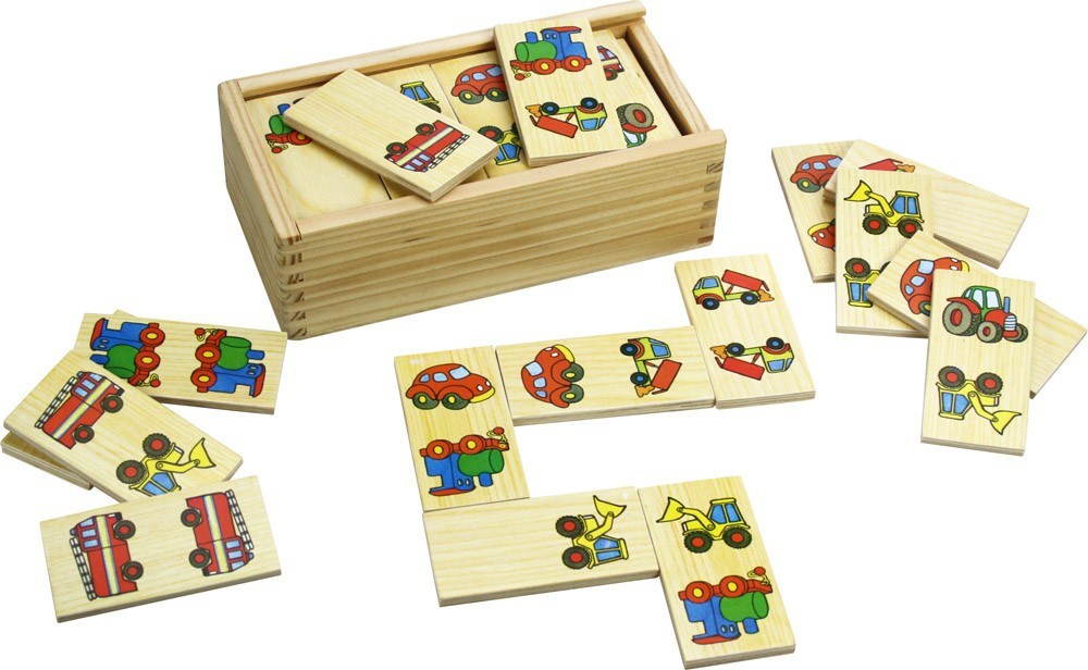 Holz-Domino - Fahrzeuge