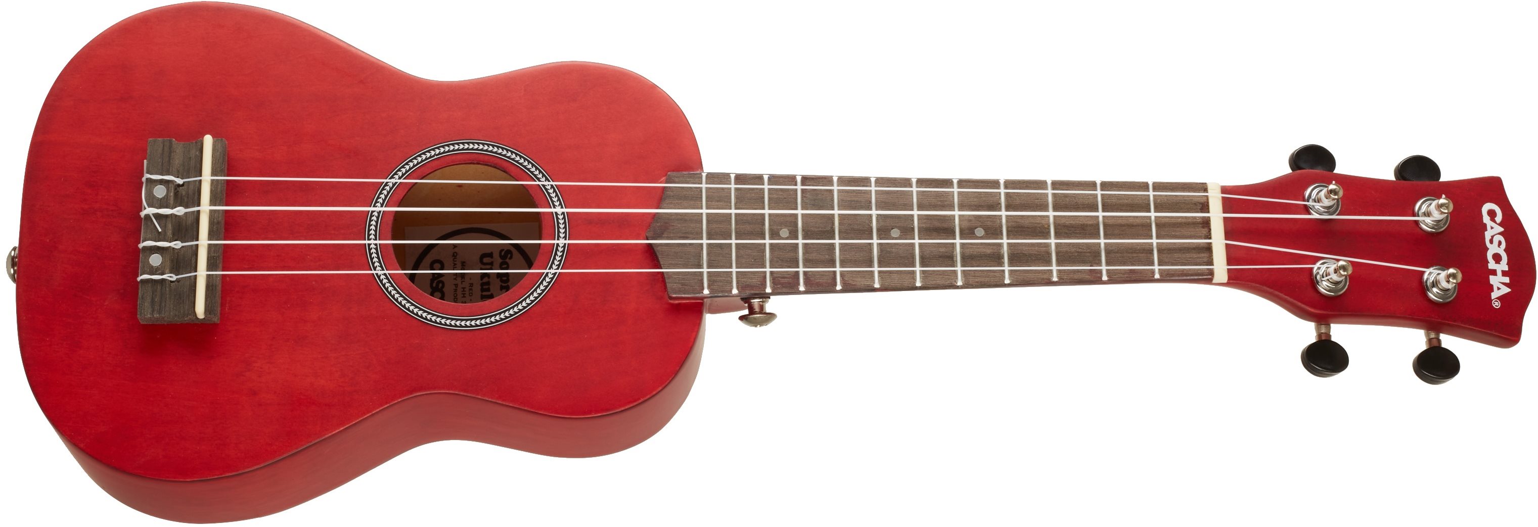 CASCHA HH 3961 Soprano Ukulele Red