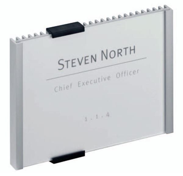 Informationsschild DURABLE INFO SIGN, silber