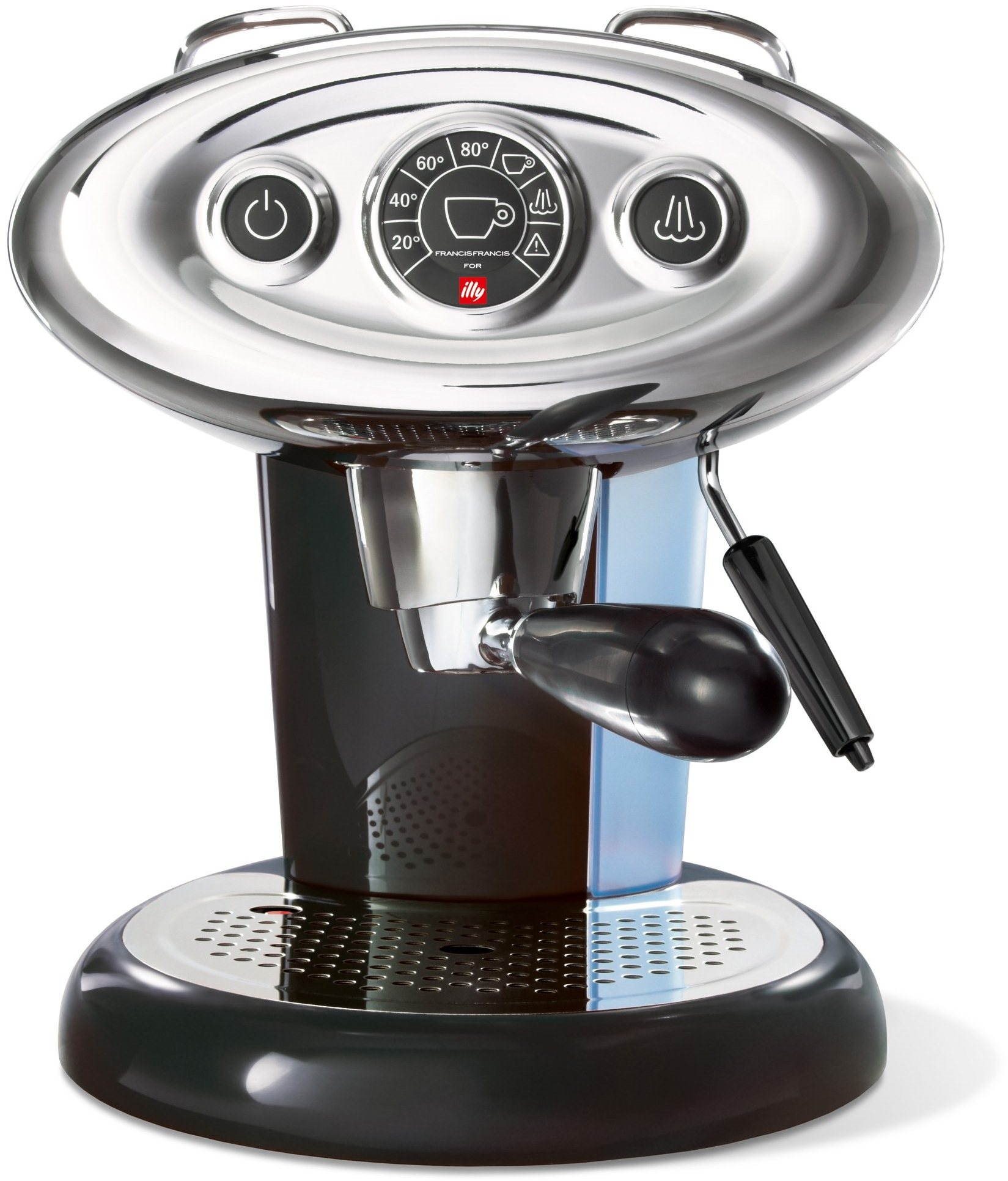 ILLY Francis Francis X7 Schwarz + 2 Keramiktassen