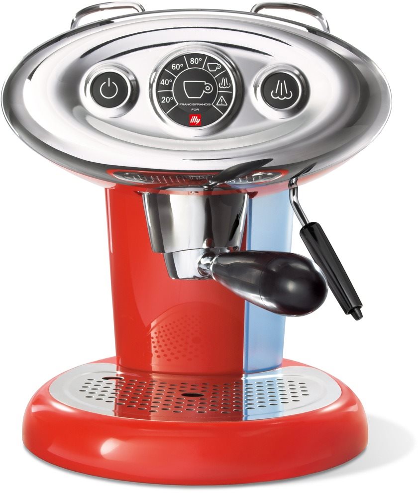 ILLY Francis Francis X7.1 rot + 2 Keramiktassen