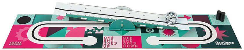 Ozobot STEAM-Set: Ozobot erkundet die Schaukel