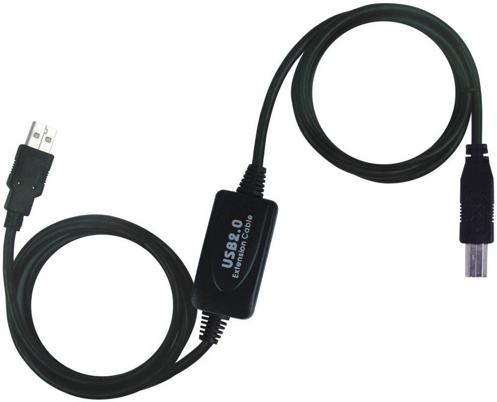 Kabel PremiumCord USB 2.0 Repeater 10 m Verbindungskabel