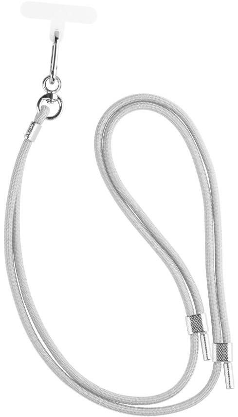FIXED NeckUni für Handys mit Rückenabdeckung grau