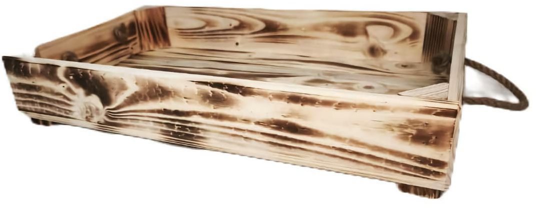 Genex PN2 niedriger Kasten mit Opal 44 × 26 × 7 aus Holz