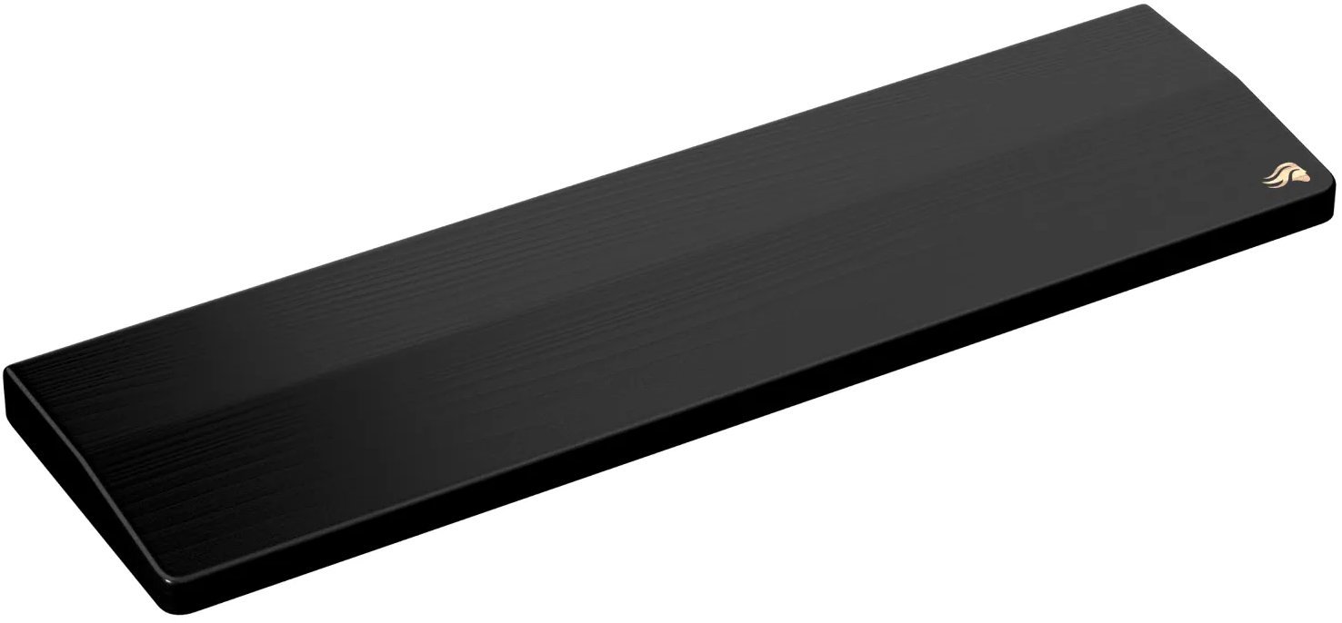 Glorious Gaming Wooden Keyboard Wrist Rest Black - TKL Image