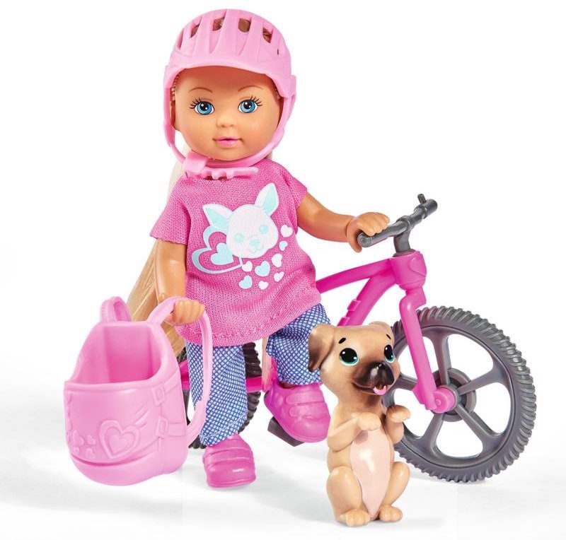 Simba Eva mit dem Fahrrad