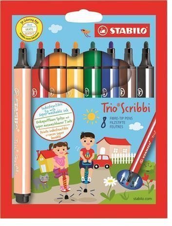 Stabilo Trio Scribbi 8 Farben