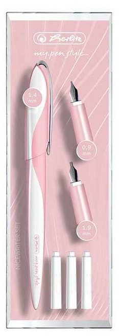 Herlitz my.pen Kalligraphie-Set, pink