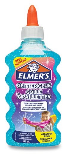 Kleber Elmer's Glitter Glue 177 ml - blau