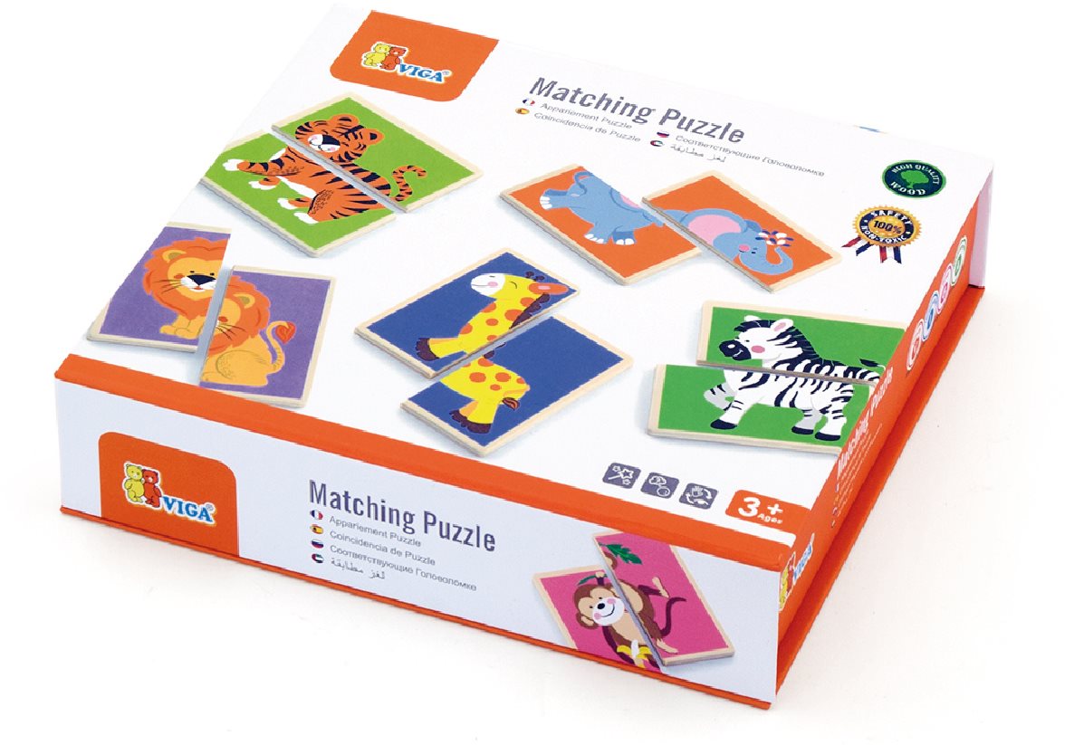 Holzpuzzle Tiere