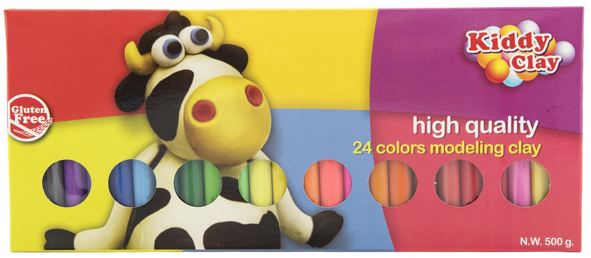 Kuscheltiere Modellieren/Plastik NARA 500g 24 Stück, 24 Stück