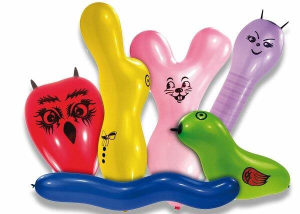 Luftballons Tiere, 6 Stück, 6 Stück