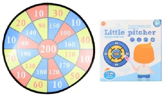 Zielscheibe 71 cm mit Bällen XXL