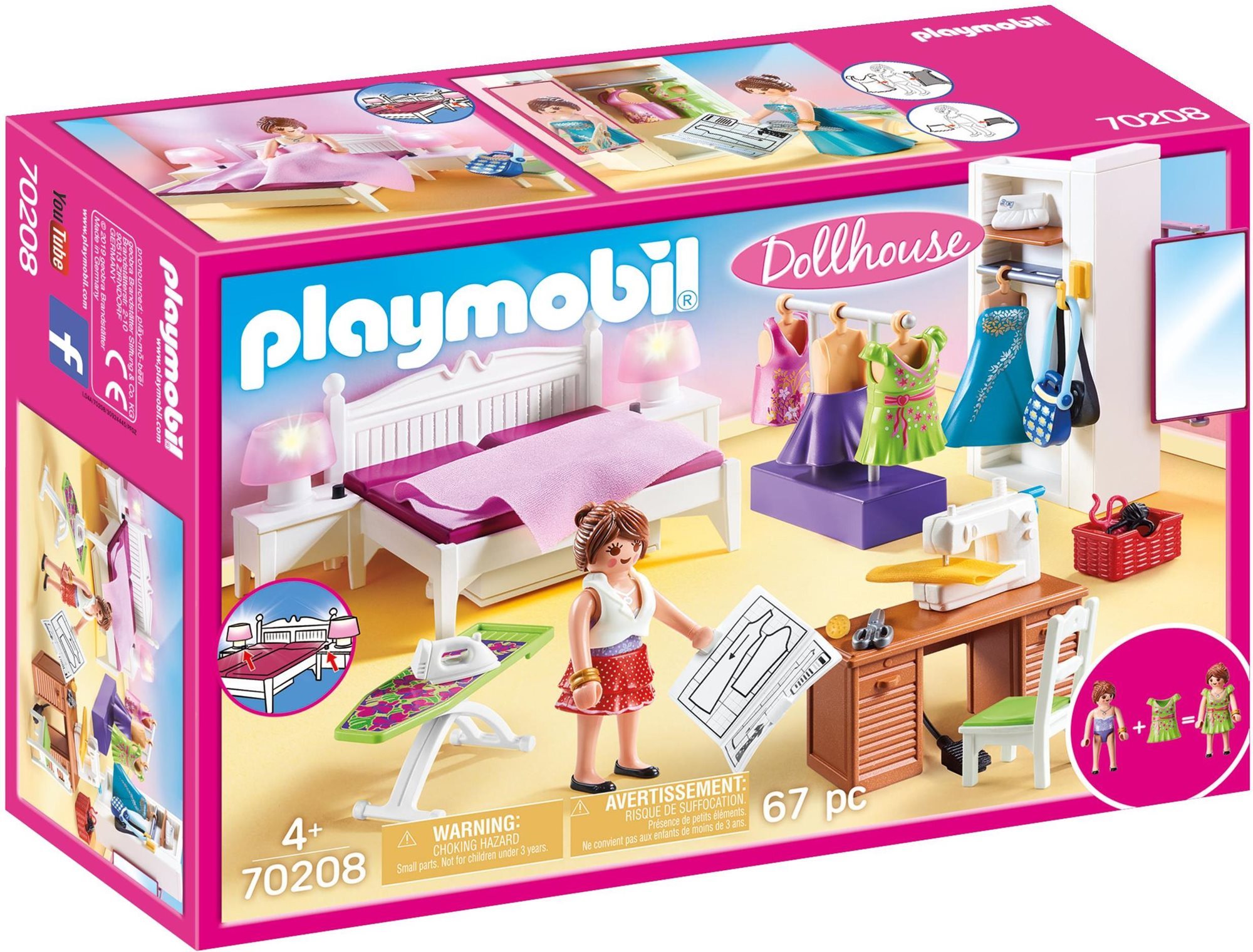 Playmobil 70208 Schlafzimmer mit Nähecke