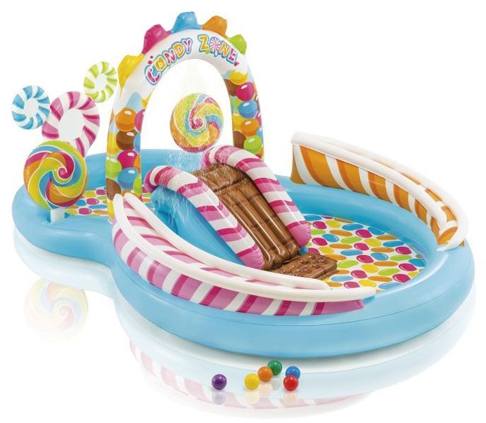 Pool mit Rutsche