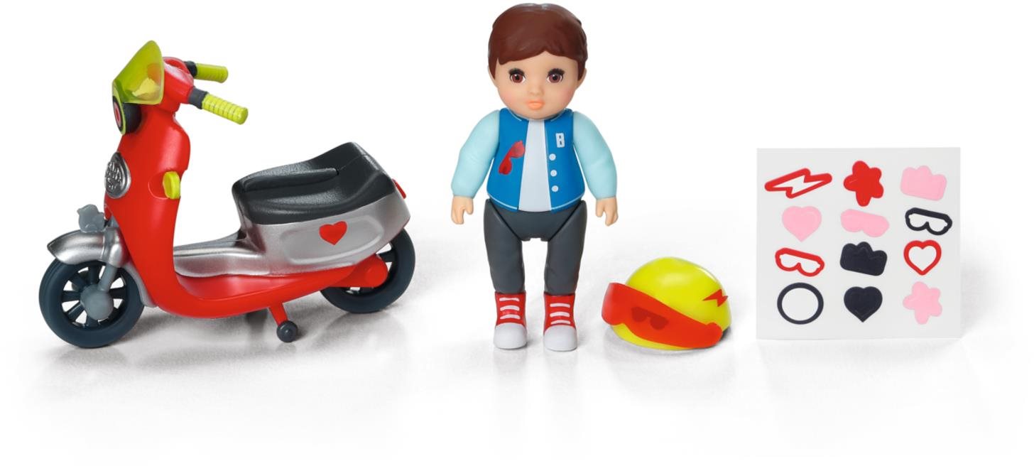 BABY born Minis Set mit Tretroller und Puppe