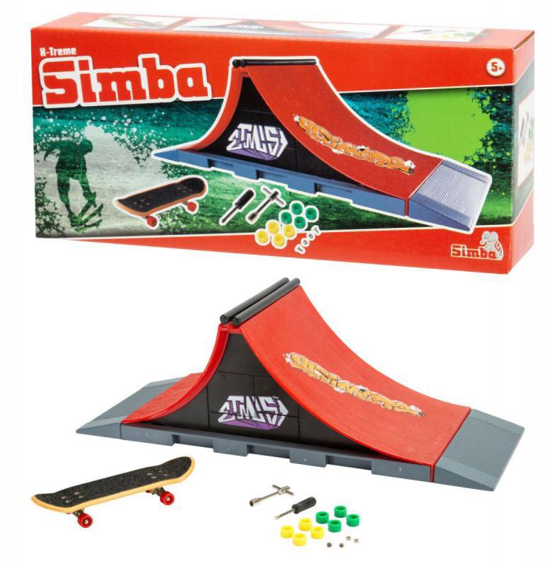 Simba Finger Skateboard mit Rampe