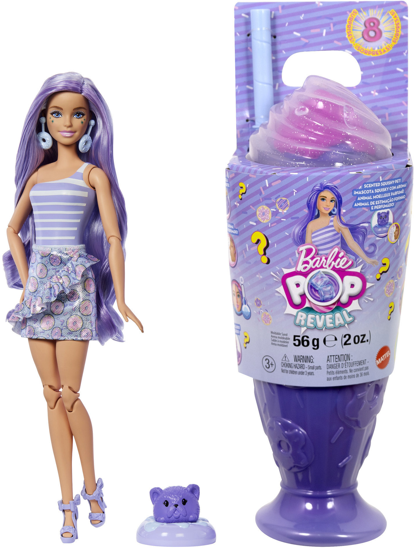 Barbie Pop Reveal Barbie Belohnungen lila