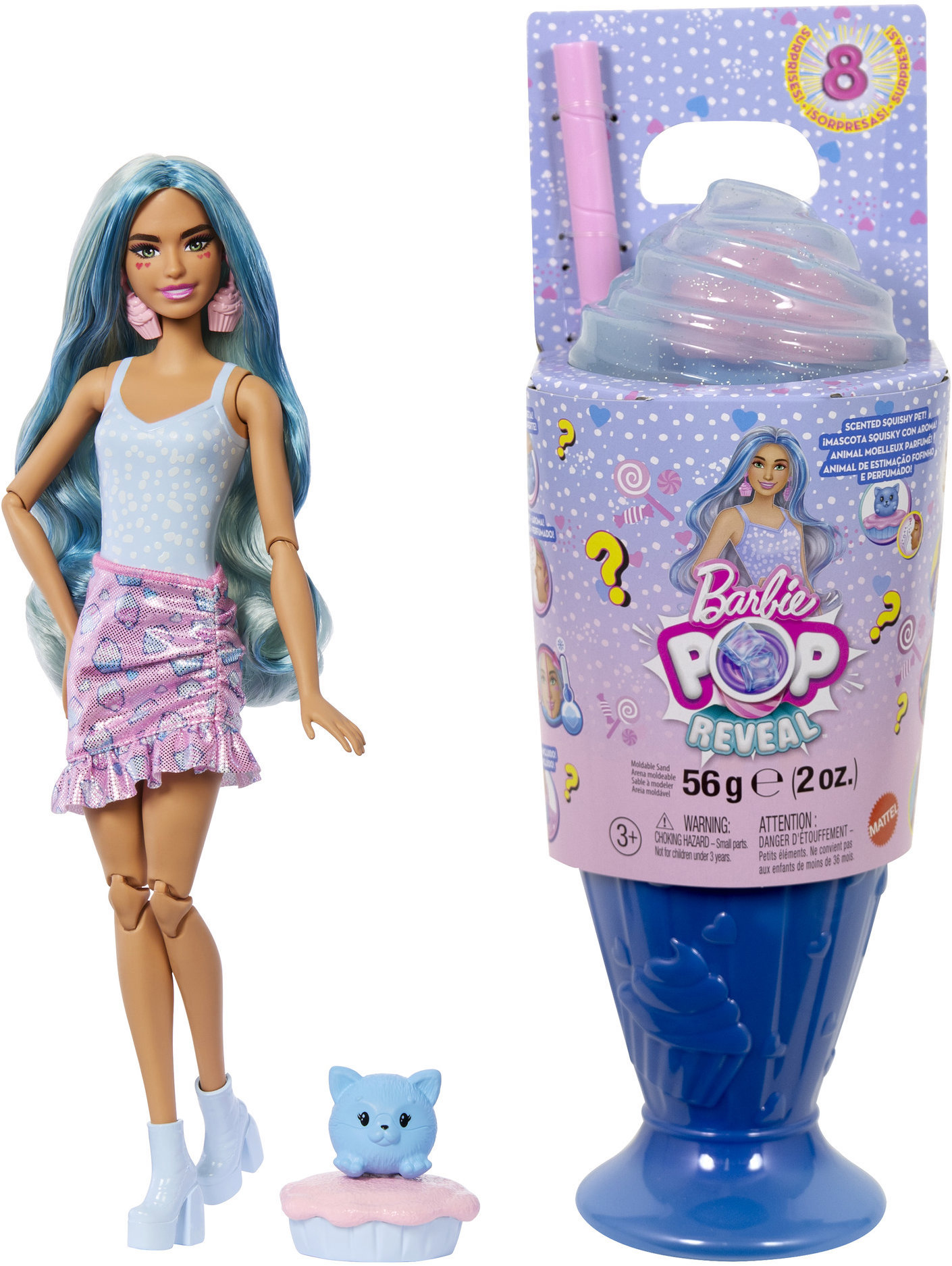 Barbie Pop Reveal Barbie Belohnungen Blau
