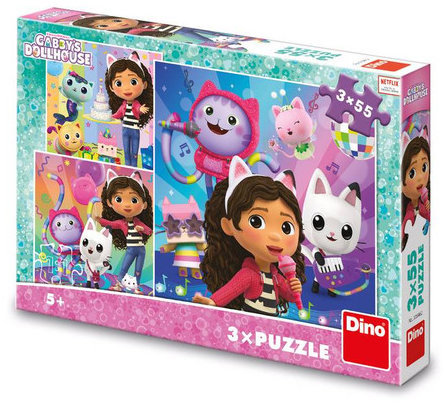 Dino Gabi: Feier 3 × 55 Stück