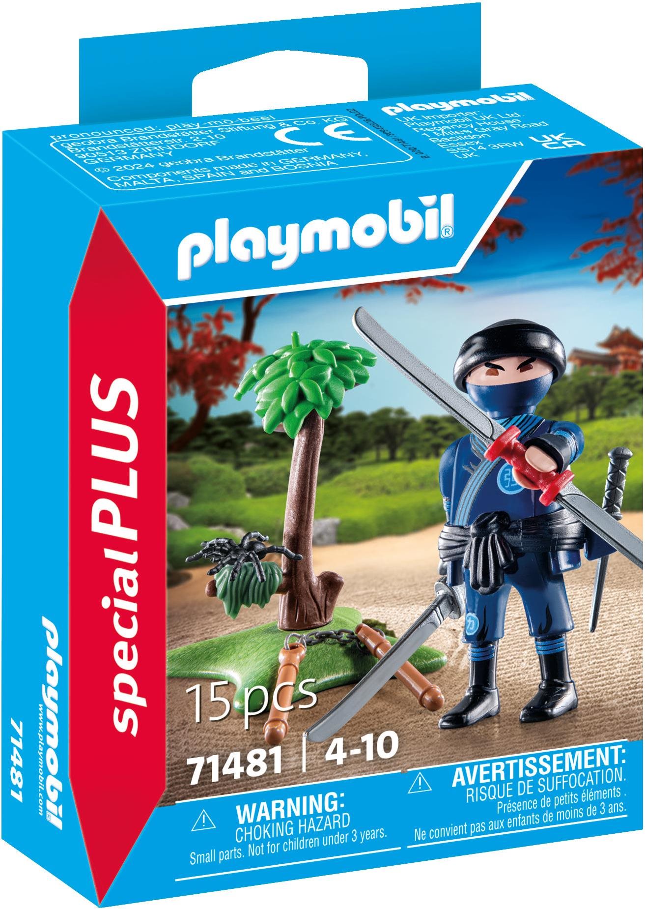 Ninja mit Ausrüstung, 15 Stück