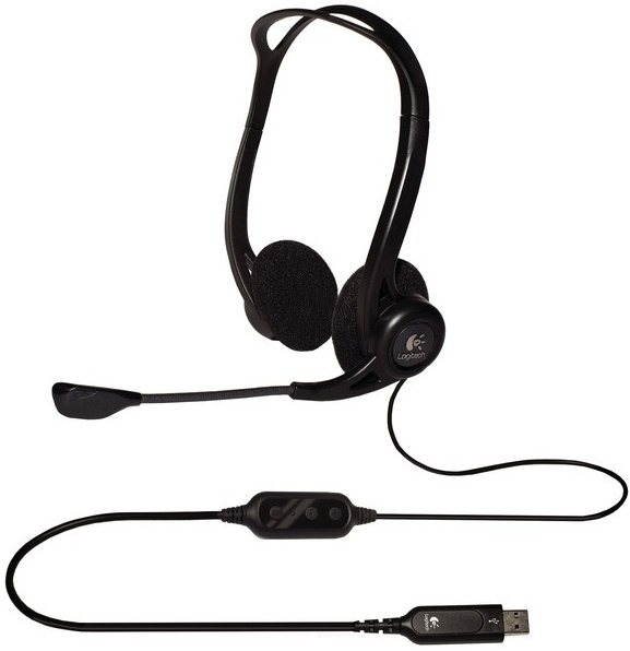 Kopfhörer mit Mikrofon Logitech PC Headset 960 USB
