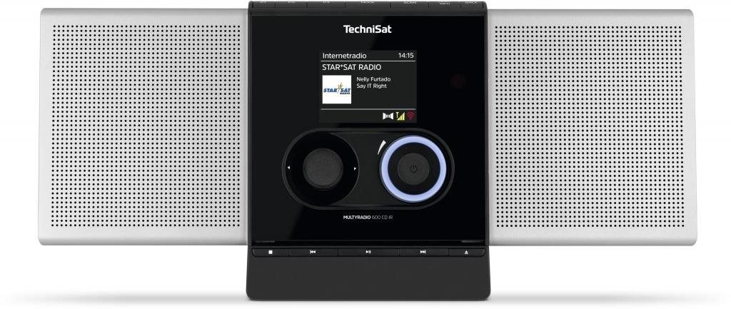 Radio TechniSat MULTYRADIO 600 CD IR, silber/schwarz