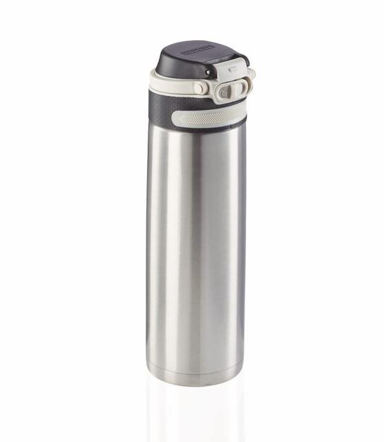 LEIFHEIT Thermo-Reiseflasche 600 ml Silber