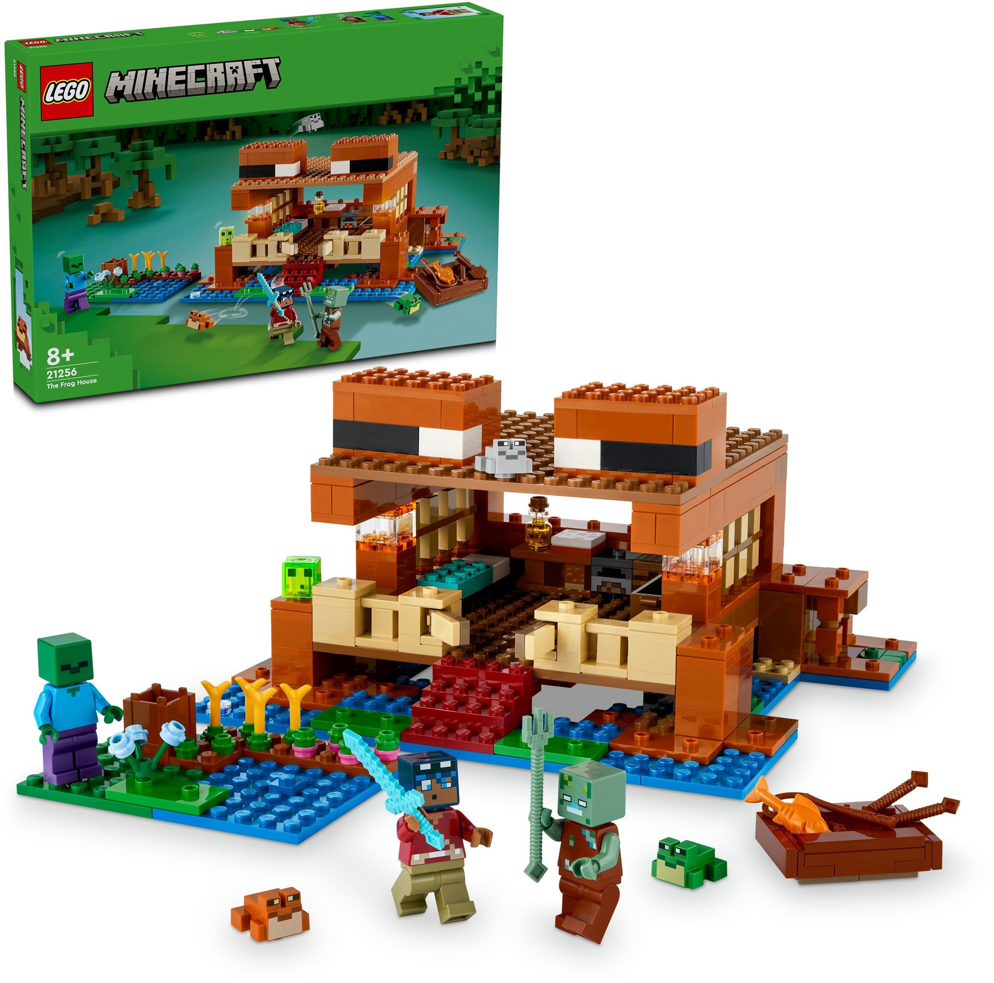 LEGO Minecraft 21256 Das Froschhaus