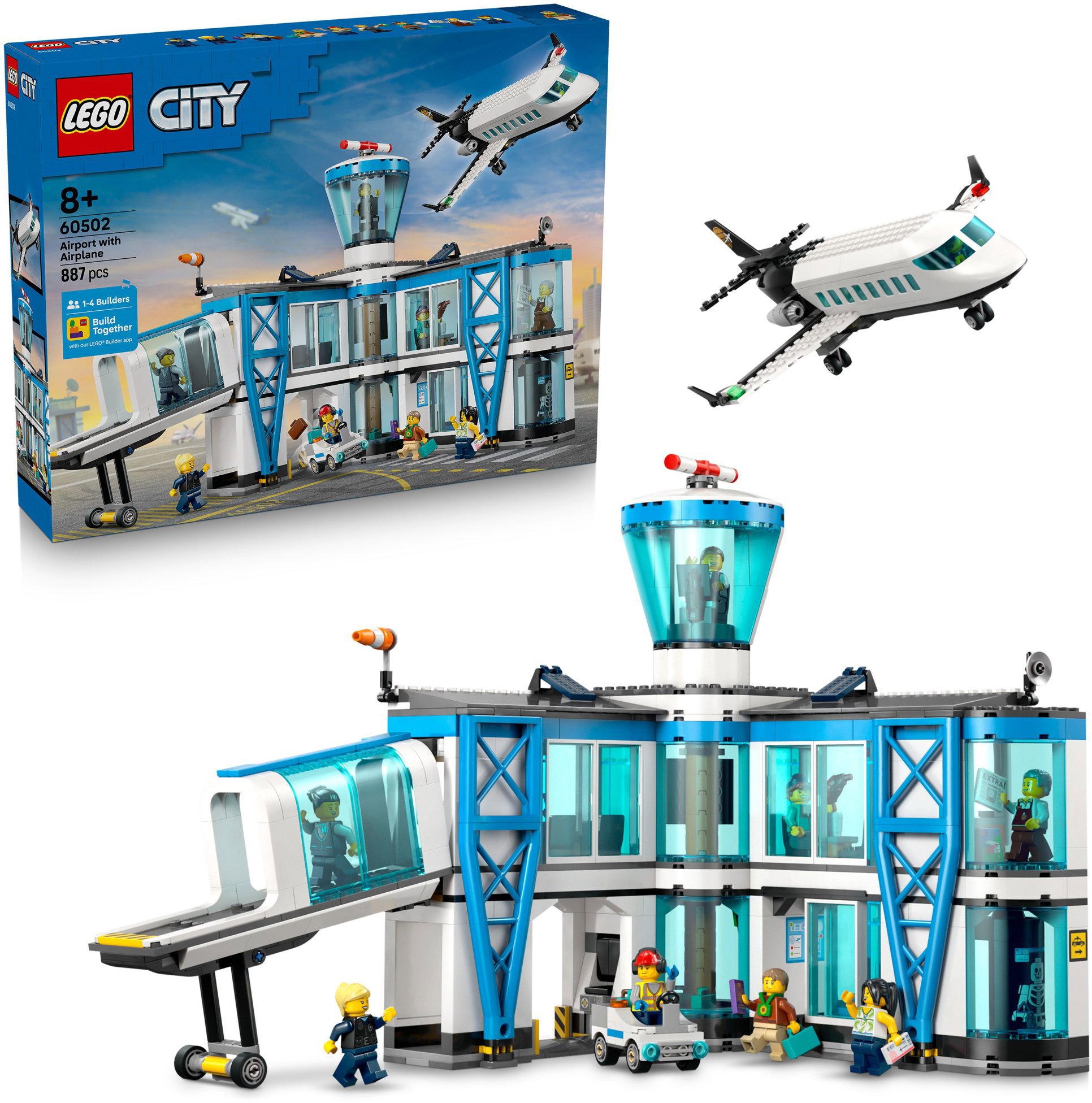 LEGO City 60502 Flughafen mit Flugzeug