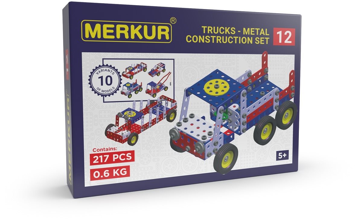 Merkur Metall-Baukasten Abschleppwagen