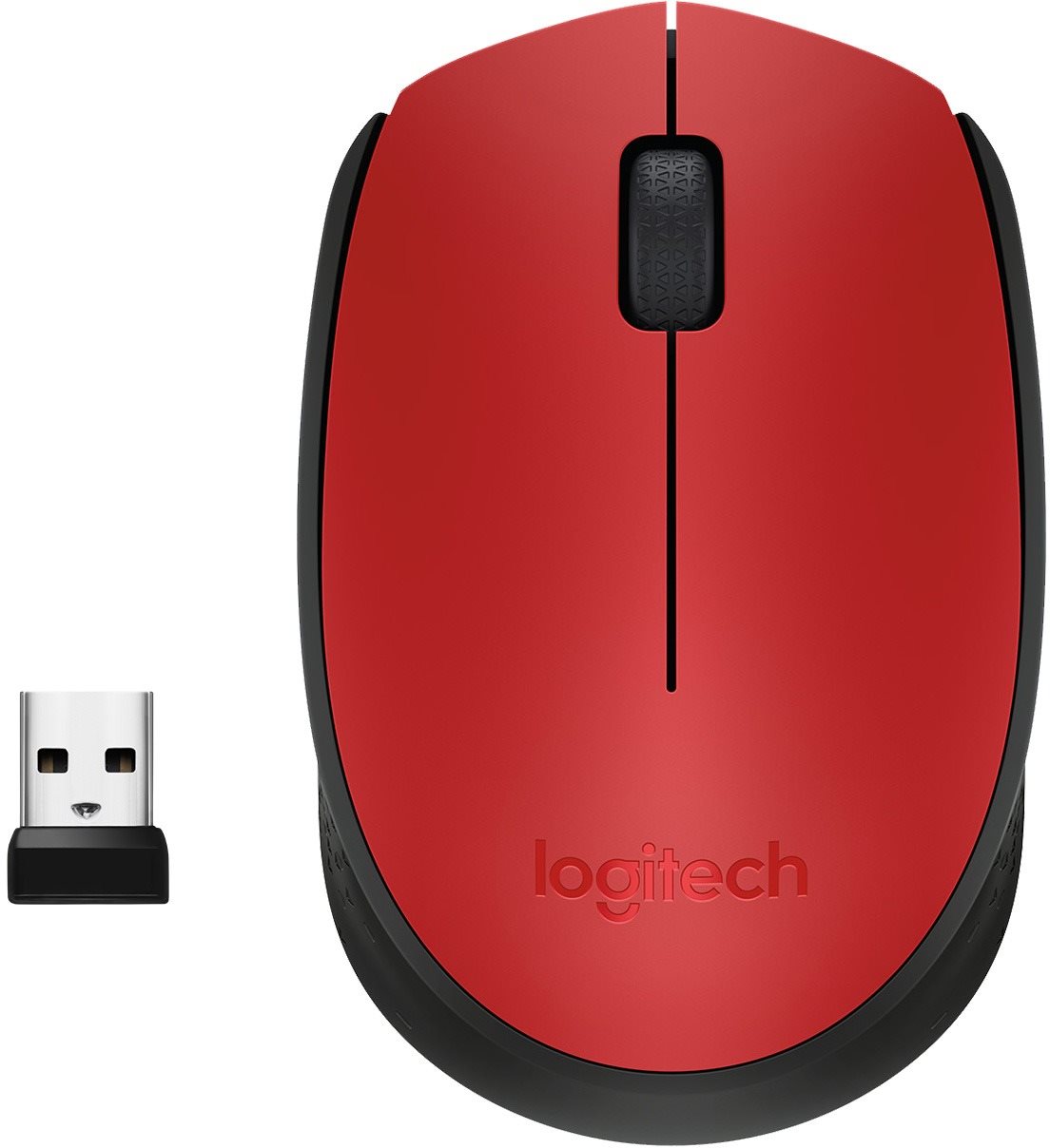 Logitech Wireless Maus M171 rot